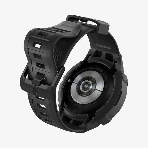 ACS06488 - Galaxy Watch 6 Classic (47mm) Case Rugged Armor Pro in black showing the front
